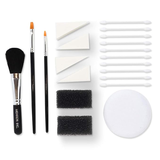 Mehron Makeup All-Pro StarBlend Cake Kit (Dark)-VivaGrace Women