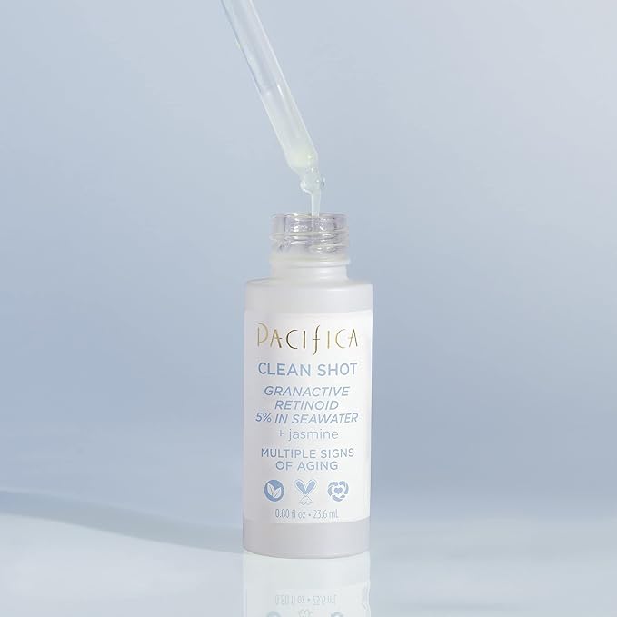 Pacifica Clean Shot Granactive Retinoid 5 Percent In Seawater Unisex, 0.8 Oz-VivaGrace Women