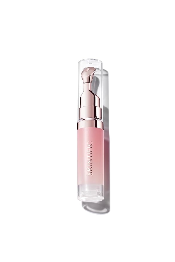 Hydrating Brightening Lip Serum, Nourishing Hydration Tinted Lip Stain, Plumping Lip Gloss with Polypeptide Squalane (00 Clear)-VivaGrace Women