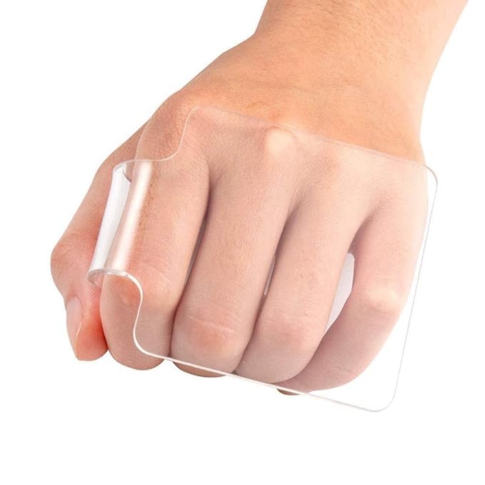 Handheld Makeup Mixing Palette, Transparent Hand Tray for Mixing Foundation for Home Salon Professional-VivaGrace Women