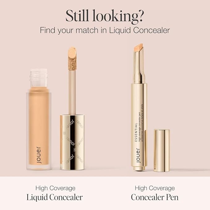 Jouer Essential High Coverage Liquid Concealer - Brightening Concealer - Color Corrector for Under Eye Dark Circles, Spot Coverage, and Eye Primer - Soft Matte Finish, Macaron-VivaGrace Women