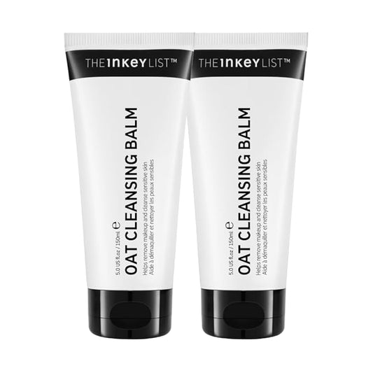 The INKEY List Oat Cleansing Balm Duo, Rich Balm Removes Makeup and Impurities, Reduces Redness, 5.0 fl oz (2 Pack)-VivaGrace Women