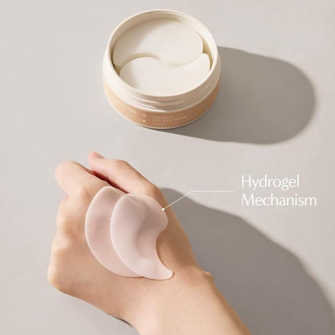 Firming Gel Eye Mask 60ea (30pairs) - Refreshing Hydrogel Eye Patch with Collagen, Peptide, Rice Ceramide, Lactobacillus Ferment for a Firm Eye Area, Reduces Fine Lines, Eye Bags, Puffy Eye-VivaGrace Women