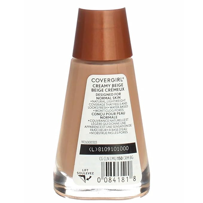 COVERGIRL Clean Normal Skin Foundation,1 Count(Pack of 1)-VivaGrace Women