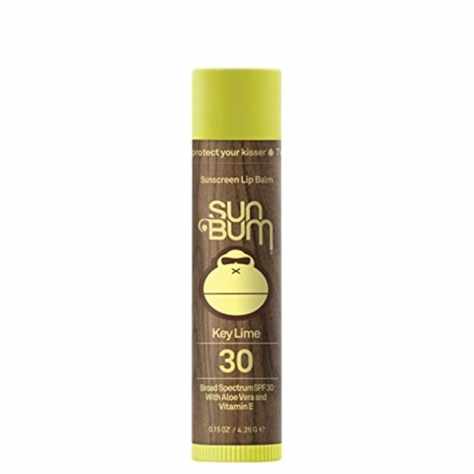 Sun Bum SPF 30 Sunscreen Lip Balm | Vegan and Cruelty Free Broad Spectrum UVA/UVB Lip Care with Aloe and Vitamin E for Moisturized Lips | Key Lime Flavor |.15 oz-VivaGrace Women