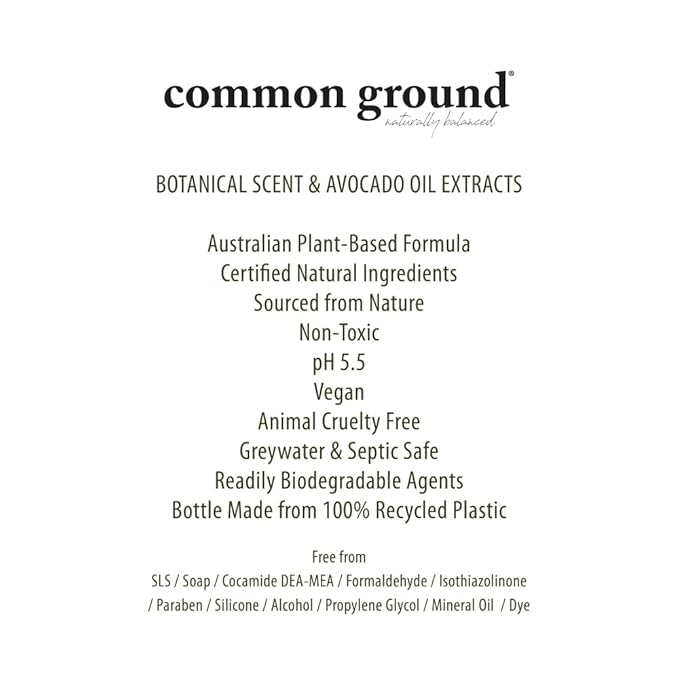 COMMON GROUND Natural Lotion Moisturizer - Paraben & Cruelty Free - Non Greasy, Vegan, Plant-Based, Avocado Oil - All, Men, Women, Eczema, Sensitive Skin (2 x 8.4 fl oz)-VivaGrace Women