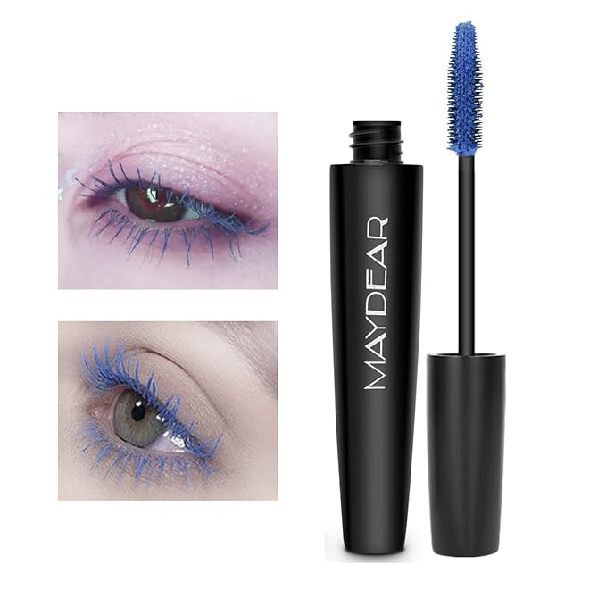 Maydear Colored Mascara for Eyelashes - Waterproof, Long Lasting, Smudgeproof, Fast Dry Lengthening Eye Makeup for Women - Gray Purple - for Party and Stage Use-VivaGrace Women