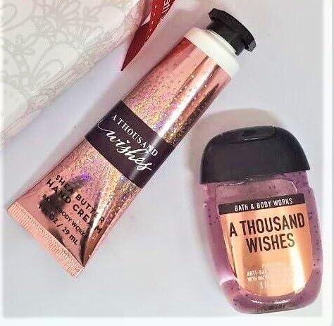 A Thousand Wishes Travel Gift Set - Hand Gel and Hand Cream Arranged Inside a Small Festive Happy Birthday Gift Box-VivaGrace Women