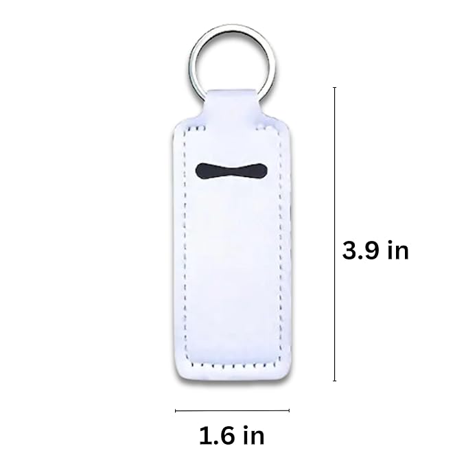 Peaches and Cream Chapstick 3-Pack. Includes Bonus Lip Balm Holder Keychain (White). Limited Edition Flavor from the Chapstick I Love Summer Collection, Unique Gift Bundle from Tiny Seed-VivaGrace Women