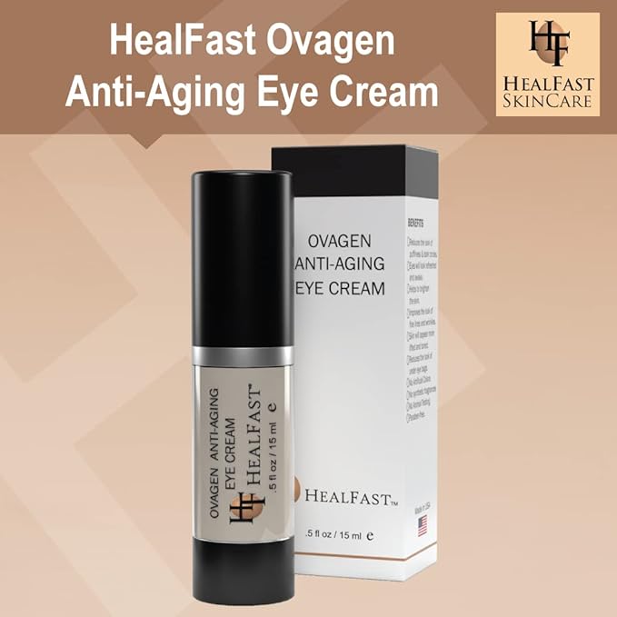 The Original Ovagen Anti-wrinkle Eye Cream with Retinol (.5 Oz) | Smooth Fine Lines and Hyaluronic Acid to Brighten Dark Circles and De-Puff Bags Skincare-VivaGrace Women