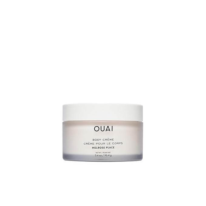 OUAI Body Cream Travel Size, Melrose Place - Hydrating Whipped Body Cream with Cupuaçu Butter, Coconut Oil & Squalane - Softens Skin and Delivers Healthy-Looking Glow - Sulfate Free Skin Care (3.4 Oz)-VivaGrace Women