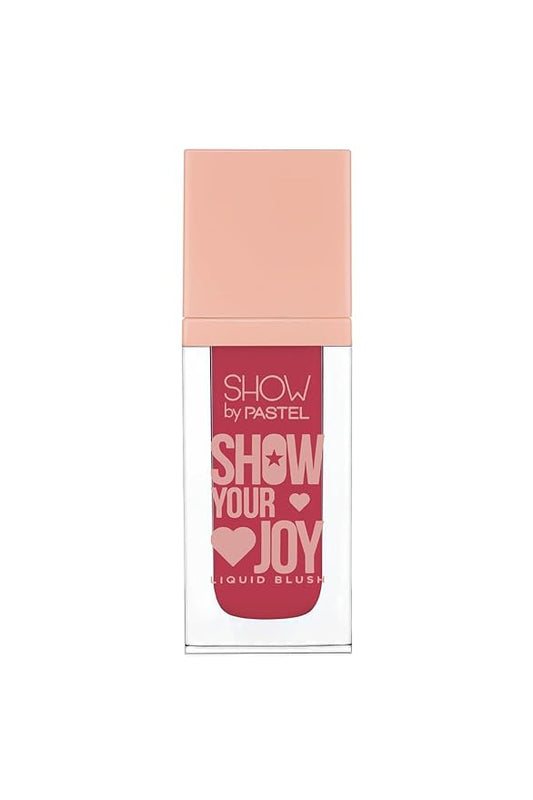 Show Your Joy Liquid Blush 55 | Dewy Finish | Natural Looking | Clean Beauty | Moisturize The Skin Up to 24 Hours | Cruelty-Free | Natural and Fresh Looking | 0.141 fl.oz.-VivaGrace Women