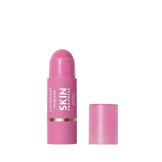 CoverGirl Trublend Skin Enhancer Blush Balm Stick, 240 Sweet Violet, Vegan Formula, Easy to Use, Glides on Effortlessly, Non-Greasy, Doesn't Crease, 0.21oz-VivaGrace Women