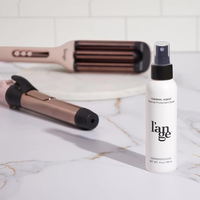 L'ANGE HAIR Thermal Agent - Thermal Heat Protectant Spray for Hair - Guards Strands from Damage Up to 450°F - Enhances Shine, Volume & Controls Frizz - Lightweight, Non-Greasy Formula - 4 Fl oz-VivaGrace Women
