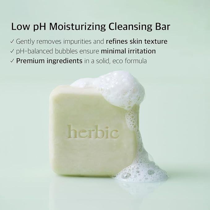 Toscana Daily Face Cleansing Bar - Low pH, Mild Exfoliating, Gentle Cleanser for Dry Skin, Pore and Sebum Care | Clean Beauty