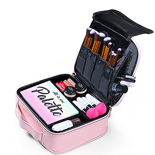 All-in-One Makeup Gift Set Carry All Makeup Kit for Women Full Kit With Makeup Case Lipgloss Lipstick Concealer Blush Foundation Face Powder Eyeshadow Palette Cosmetic Palette #1-VivaGrace Women