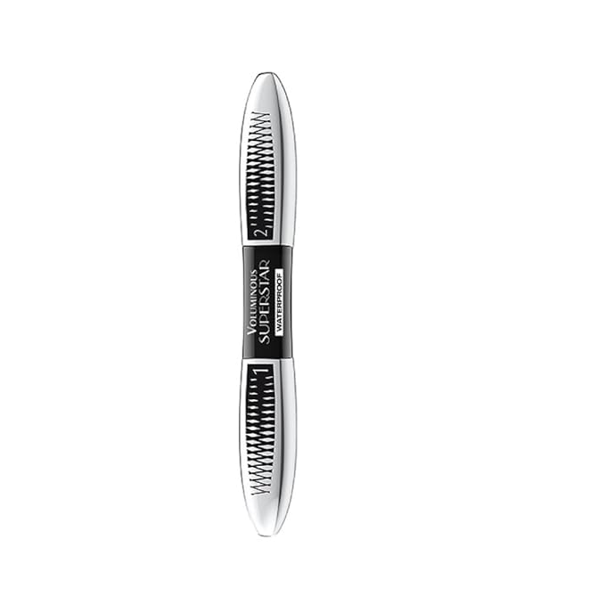 L'Oreal Paris Cosmetics Voluminous Superstar Mascara, Waterproof, Black, 0.41 Fl. Oz, 1 Count