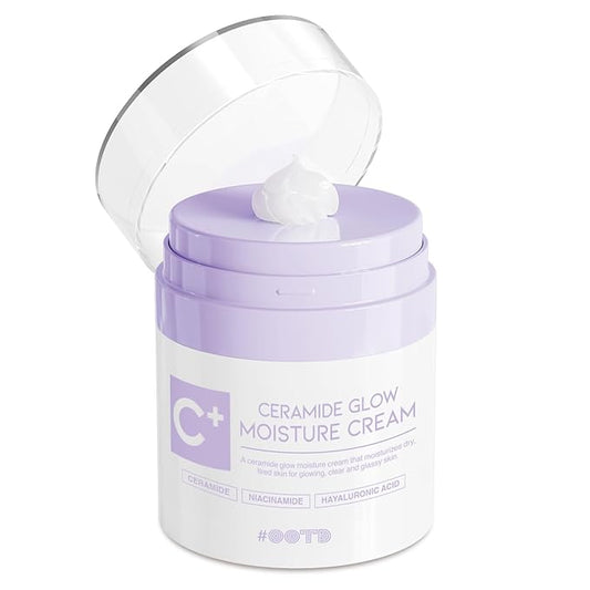 #OOTD Deep Moisturizer Skin Barrier Cream For Men Women, Ceramide Niacinamide Hyaluronic Acid Hydrating Dry Sensitive Skin Soothing Irritation. Moisture Cream 50ml 1.69 Fl Oz-VivaGrace Women