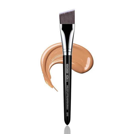 EIGSHOW Angled Flat Foundation Brush, Vegan Synthetic Bristles, Streak Free Application, Face Makeup Brush For Blending Liquid, Cream, Face Mask (E870)-VivaGrace Women
