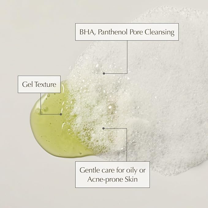 KAINE Rosemary Relief Gel Cleanser | Pore Care with Rosemary Extract, BHA and Triple Hyaluronic Acid for Deep Hydration and Soothing for All Skin Type, Korean Skincare 5.07 fl oz/150ml
