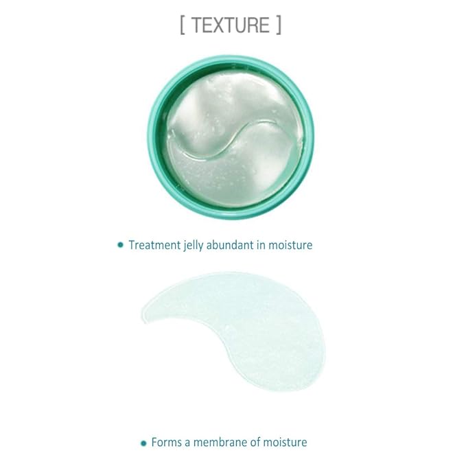 MIZON Triple Hyaluronic Acid Eye Gel Patches – Hydrogel Eye Masks with Seaweed Extract for Deep Hydration, Plumping & Soothing – 60 Pcs Under-Eye Treatment for Dryness & Fine Lines-VivaGrace Women