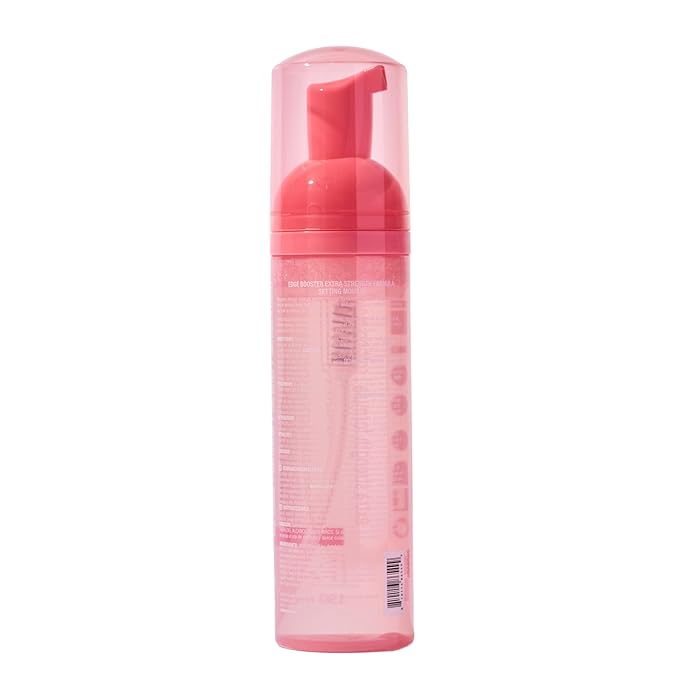 Style Factor EDGE BOOSTER Extra Strength Setting Mousse โ Frizz Control, Extra Volume, and Conditioning โ 6.4oz Pink Sapphire Mousse for Curly Hair-VivaGrace Women