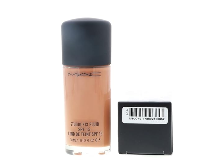 M.A.C. Studio Fix Fluid Foundation SPF 15 Boxed, NW43, 1 Count (A10)-VivaGrace Women