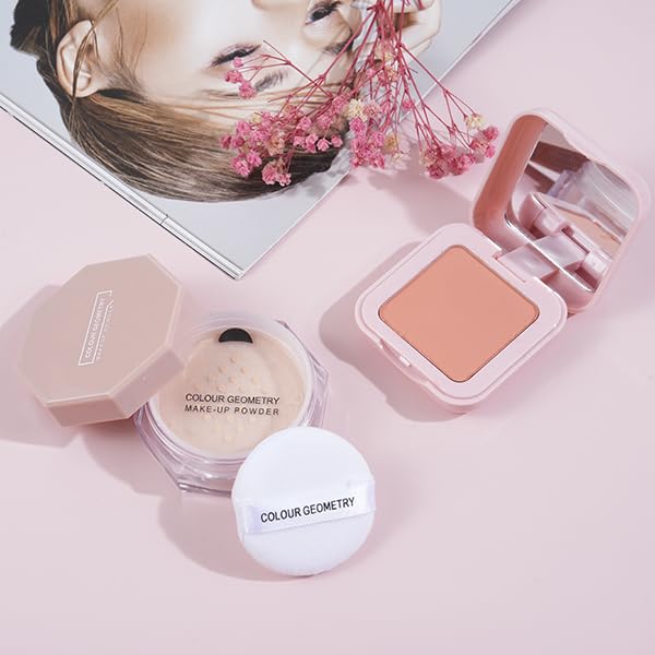All in One Makeup Kit Makeup Kit for Women Full Kit Multipurpose Makeup ,eyeshadow、 liquid foundation,Loose powder,Eyebrow pencil,4-color lip gloss set-VivaGrace Women
