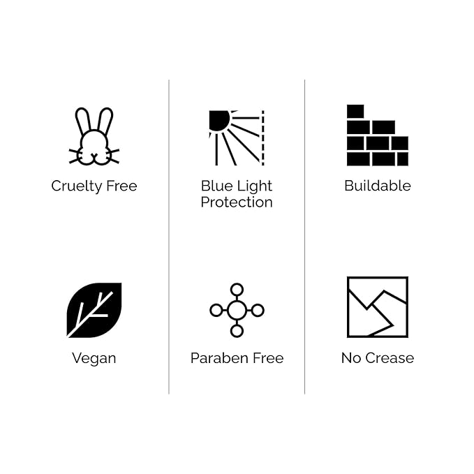 OFIR Skin Satin Medium Coverage Foundation | Buildable, Non-Creasing Finish | Vegan, Cruelty-Free, Paraben-Free Makeup | Blue Light Protection | 1 FL OZ (Flax - Medium Warm)-VivaGrace Women