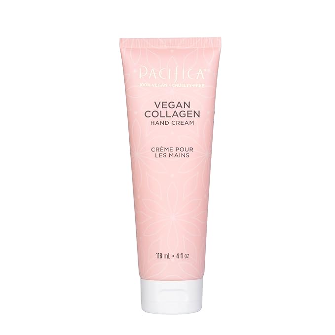 Pacifica Beauty, Vegan Collagen Hand Cream for Dry Cracked Hands, Hand Lotion, Body Moisturizer, Shea Butter, Cocoa Butter, Light Weight, Non-Greasy, Hydrating, Moisturizing, Vegan-VivaGrace Women