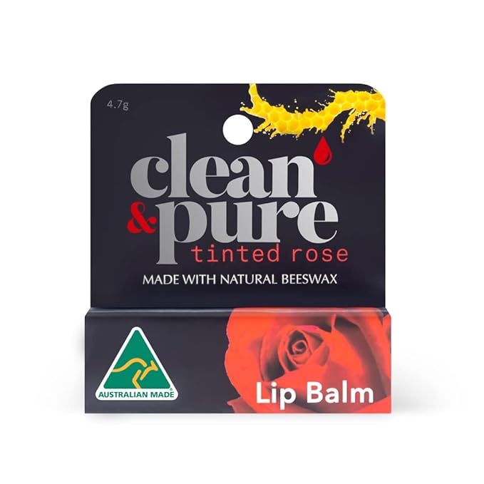 Lip Balm 2-Pack (Tinted Rose) | Manuka Honey Beauty Products | Lip Care Set With 100% All Natural Beeswax and Vitamin E Oil | Flavored Lip Balm for Dry, Chapped Lips-VivaGrace Women