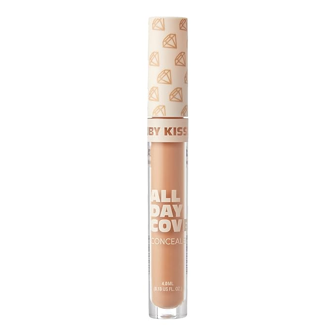 Ruby Kisses All Day Concealer Lightweight Full Coverage Multi-Use Concealer 0.13 Fl Oz (Medium Beige)-VivaGrace Women