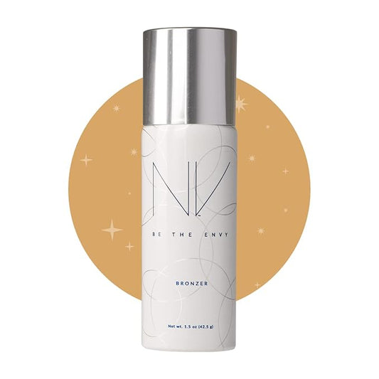 NV Perfecting Fine Mist Bronzer Buildable Coverage Professional Airbrush Makeup with Plant-based Stem Cell Polypeptides, Vitamins A, D, E and Aloe, 1.5 ounces, BRONZER-VivaGrace Women