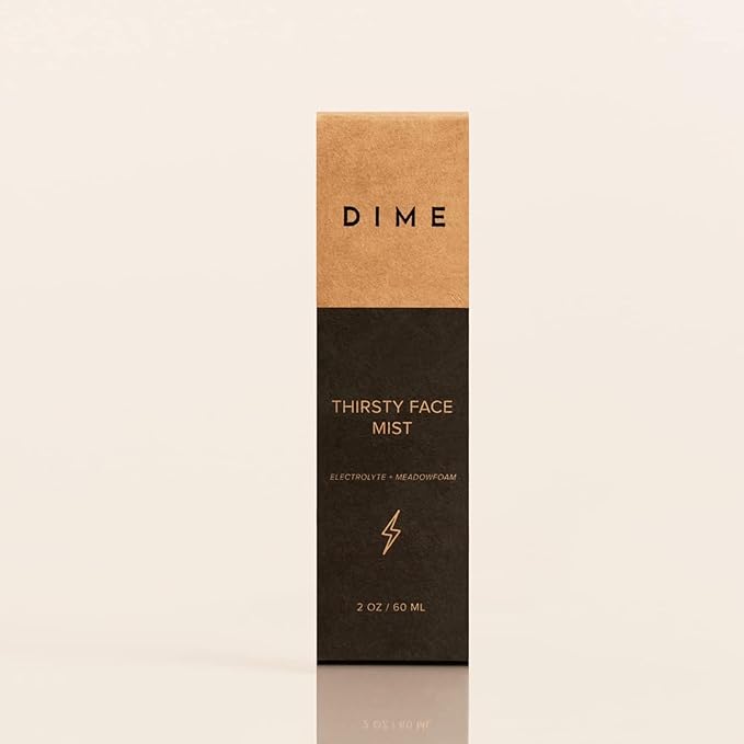 Dime Beauty Thirsty Face Mist with Electrolytes, Meadowfoam, and Sea Buckthorn, Hydrating Facial Spray, 2 oz / 60 ml-VivaGrace Women