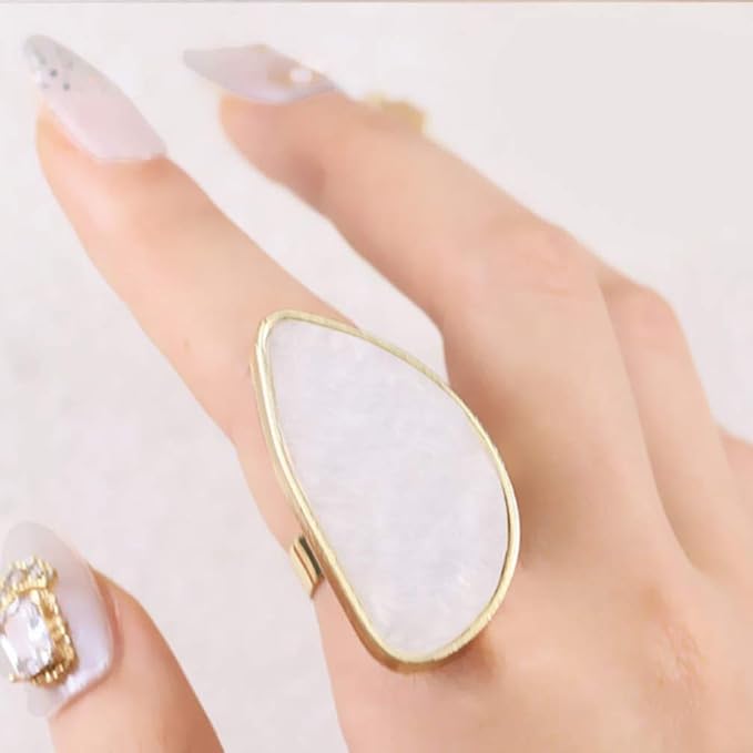 4pcs Ring Palette Nail Art Palette Blending Palette Pigment Palette Lip Color Palette Foundation Palette Rings Tools Manicure Palette Color Display Plate Mix Decorate Nail Set-VivaGrace Women