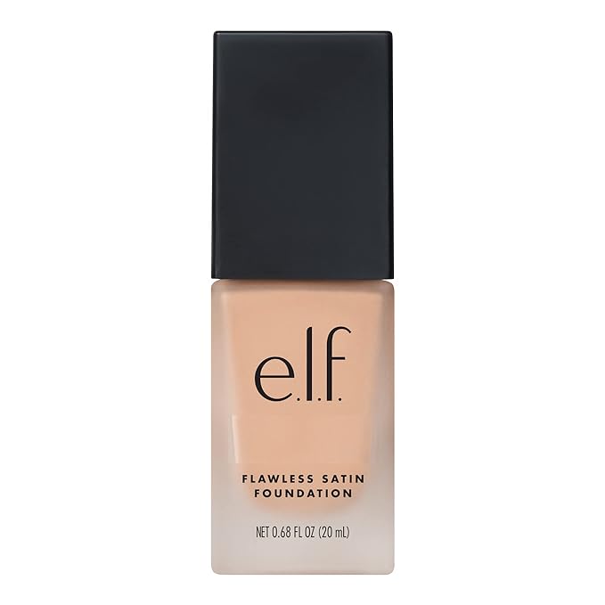 e.l.f. Flawless Finish Foundation, Lightweight & Medium Coverage, Semi-Matte Finish, Alabaster, 0.68 Fl Oz (20mL)-VivaGrace Women