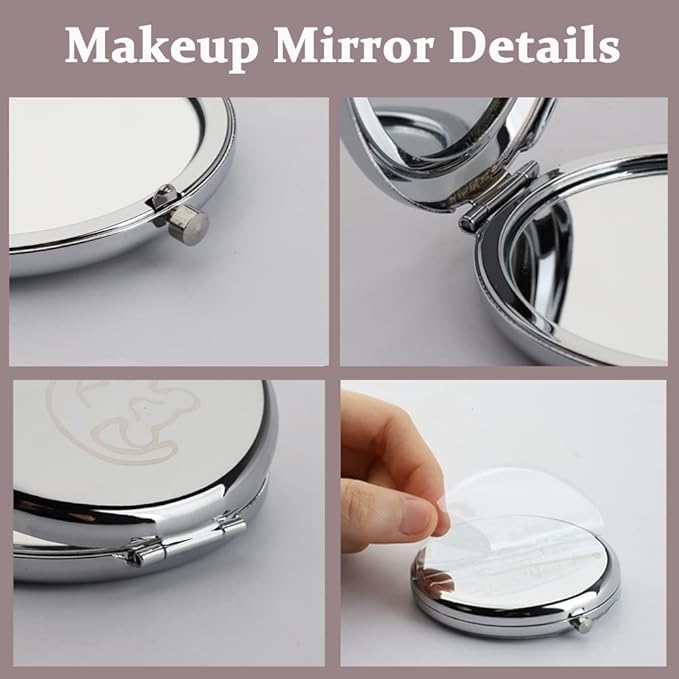 TGBJE Eye Lash Pocket Mirror Lashes Girl Gift I TEND to Lash Out Compact Mirror for Women Girls Beautician Gift (lash out mirror)-VivaGrace Women