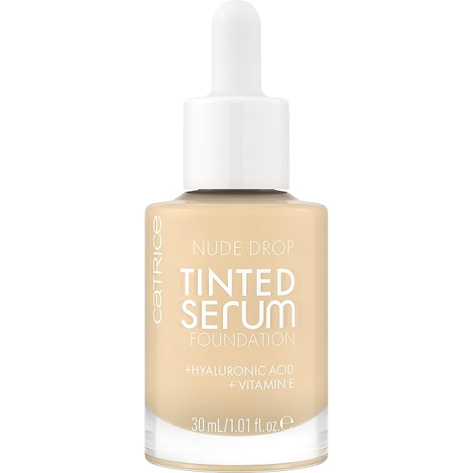 Catrice | Nude Drop Tinted Serum Foundation | Lightweight, Hydrating, Buildable Coverage | Enriched with Hyaluronic Acid & Vitamin E | Vegan & Cruelty Free (010N)-VivaGrace Women