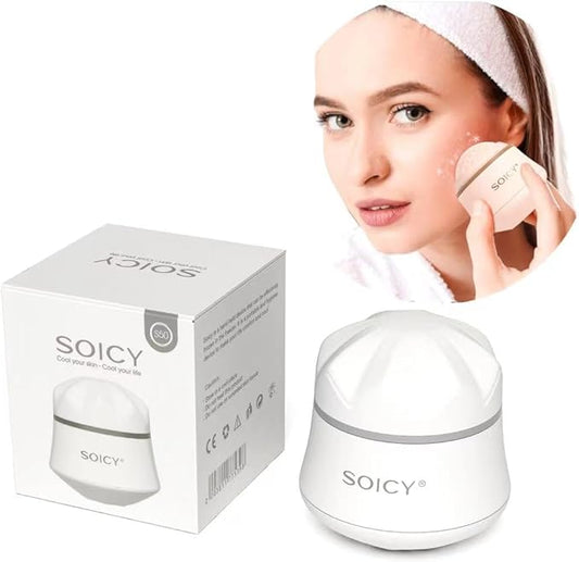Facial Roller Stainless Steel Eye and Face Ice Massage Roller 360 Degree Rotate Ice Massage Roller Beauty Skin Care Tool-VivaGrace Women