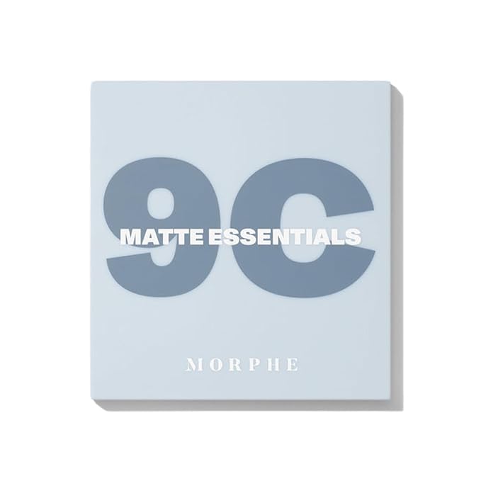 Morphe 9C Matte Essentials Artistry Palette - Cool-Toned Makeup Palette with All-Matte Finishes - Highly Pigmented Eye Makeup with a Blendable & Buildable Formula (0.35 oz)-VivaGrace Women