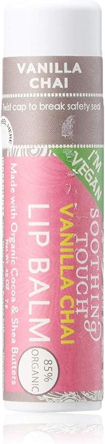 SOOTHING TOUCH LIP BALM,VEGAN,VANL CHAI, 25 OZ-VivaGrace Women