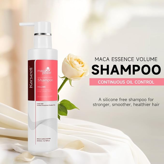 Karseell Volume Shampoo, Lightweight Volume Shampoo For Fine Hair, Adding volume to flat hair 200ml-VivaGrace Women