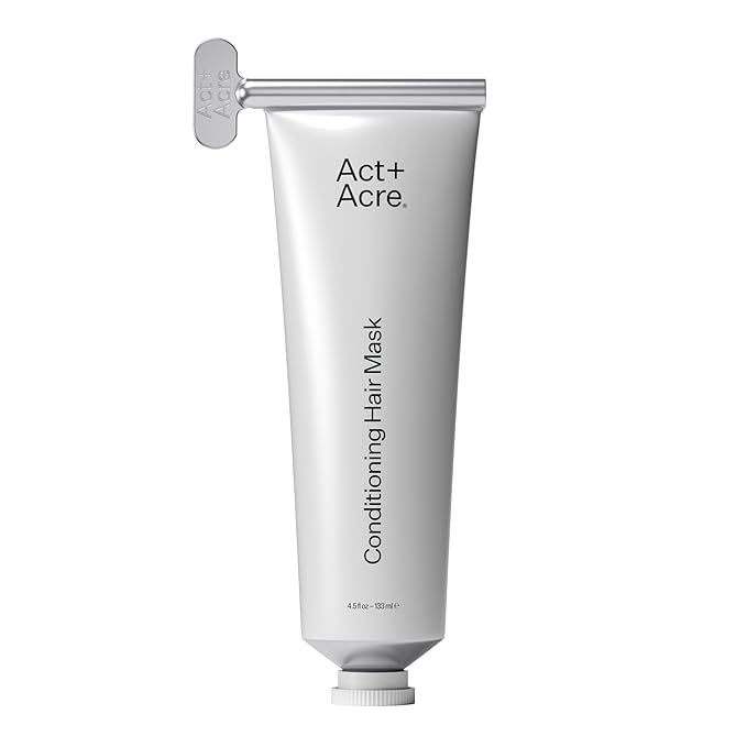 ACT+ ACRE Restorative Conditioning Hair Mask - Cold Processed Hair Treatment for Hydrating Dry and Damaged Hair - Moisturizing Silicone Free Hair Masks (4 Fluid Ounces)-VivaGrace Women