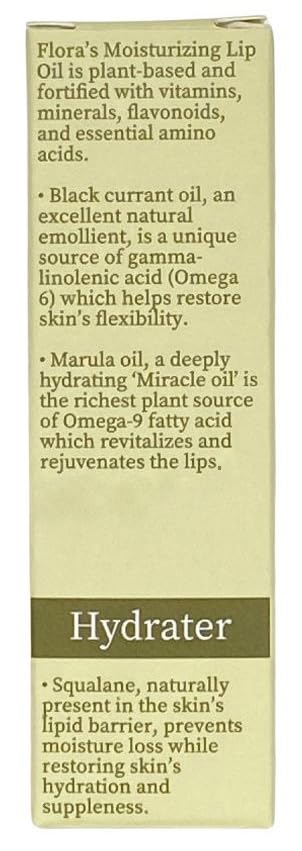 FLORA BLACK CURRANT LIP OIL | ORGANIC, PLANT-BASED | MOISTURIZE | 10 ML | MADE IN CANADA-VivaGrace Women