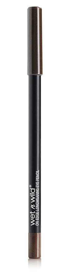 wet n wild Eyeliner Pencil On Edge Longwearing Matte Eye Liner, Long Lasting, Smudge Proof, Fade Resistant, Highly Pigmented, Creamy Smooth Soft Gliding, Dark Brown,Wooden You Know (Pack of 4)