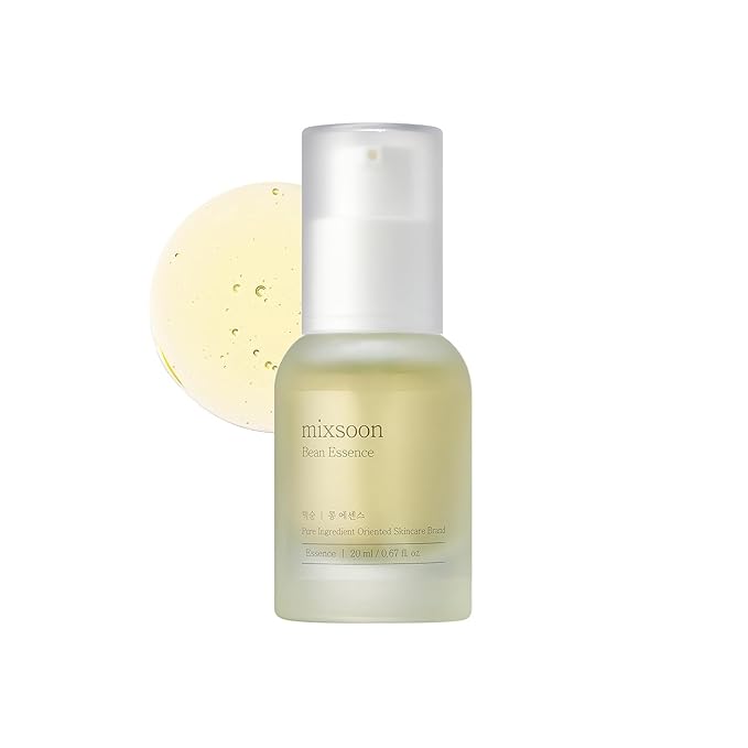 mixsoon Bean Essence 0.68 Fl. Oz. / 20ml Fermented beans Exfoliating Hydrating Moisturizer for Korean Glass Skin Care-VivaGrace Women