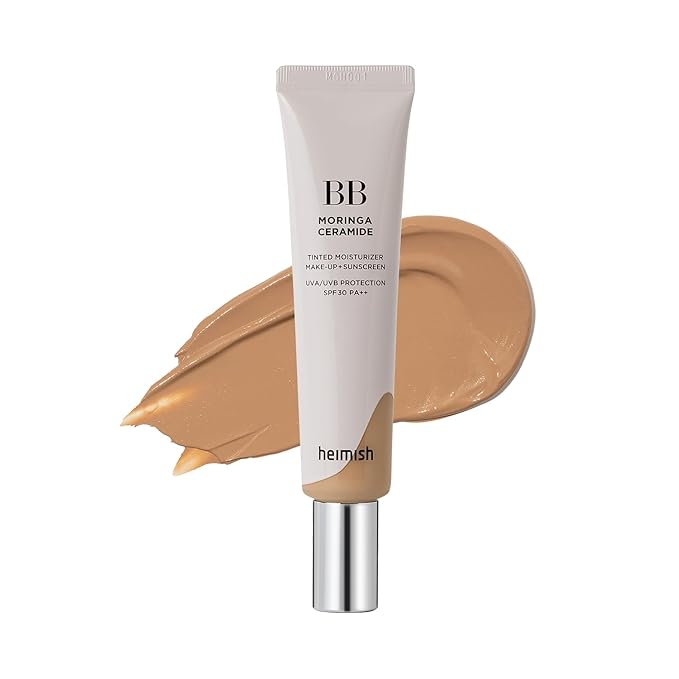 HEIMISH Moringa Ceramide BB Cream SPF 30 PA++ | 27 Light Tan | 1.87 fl oz / 53g-VivaGrace Women