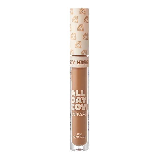 Ruby Kisses All Day Concealer Lightweight Full Coverage Multi-Use Concealer 0.13 Fl Oz (Toffee)-VivaGrace Women