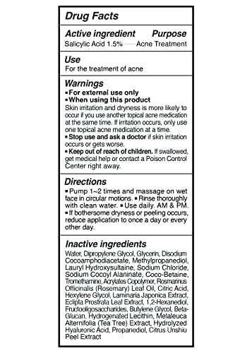 I DEW CARE Acne Face Wash - Clean Zit Away | with 1.5% Salicylic Acid, Soothing Face Wash for Blemishes, Facial Foaming Cleanser for Sensitive Skin, Korean Acne Skin Care, 5.07 fl oz