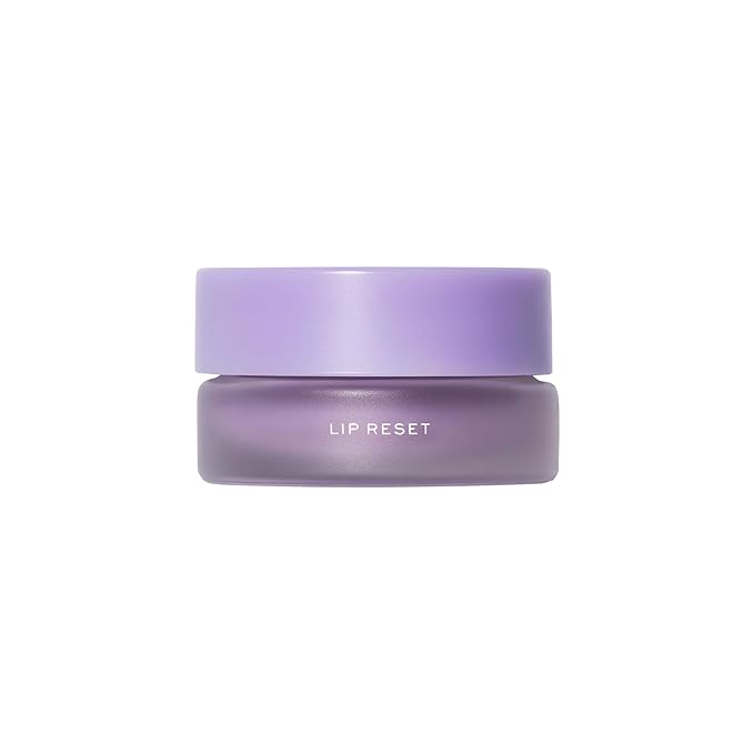 MAKE Beauty Lip Reset Overnight Lip Mask. Nourishing, Hydrating Lip Treatment for Dry, Flaky Lips. Plumps, Softens, and Smooths. Violet Vapor Flavor